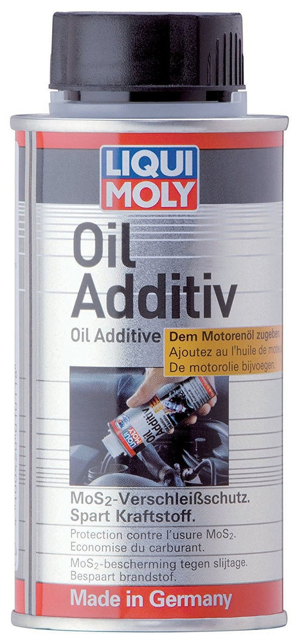 Антифрикционная присадка с дисульфидом молибдена в моторное масло  LIQUI MOLY Oil Additiv 125ml.