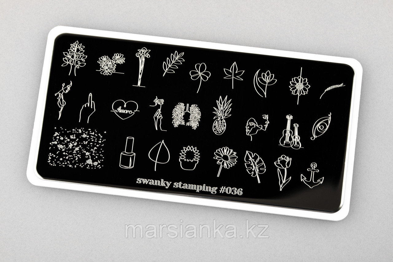 Пластина Swanky Stamping #36