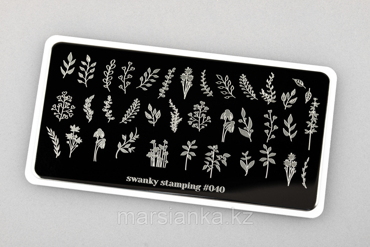 Пластина Swanky Stamping #40