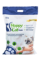 Наполнитель Happy cat (Хеппи Кэт) силикагель, 11 л 5кг нейтрал без запаха