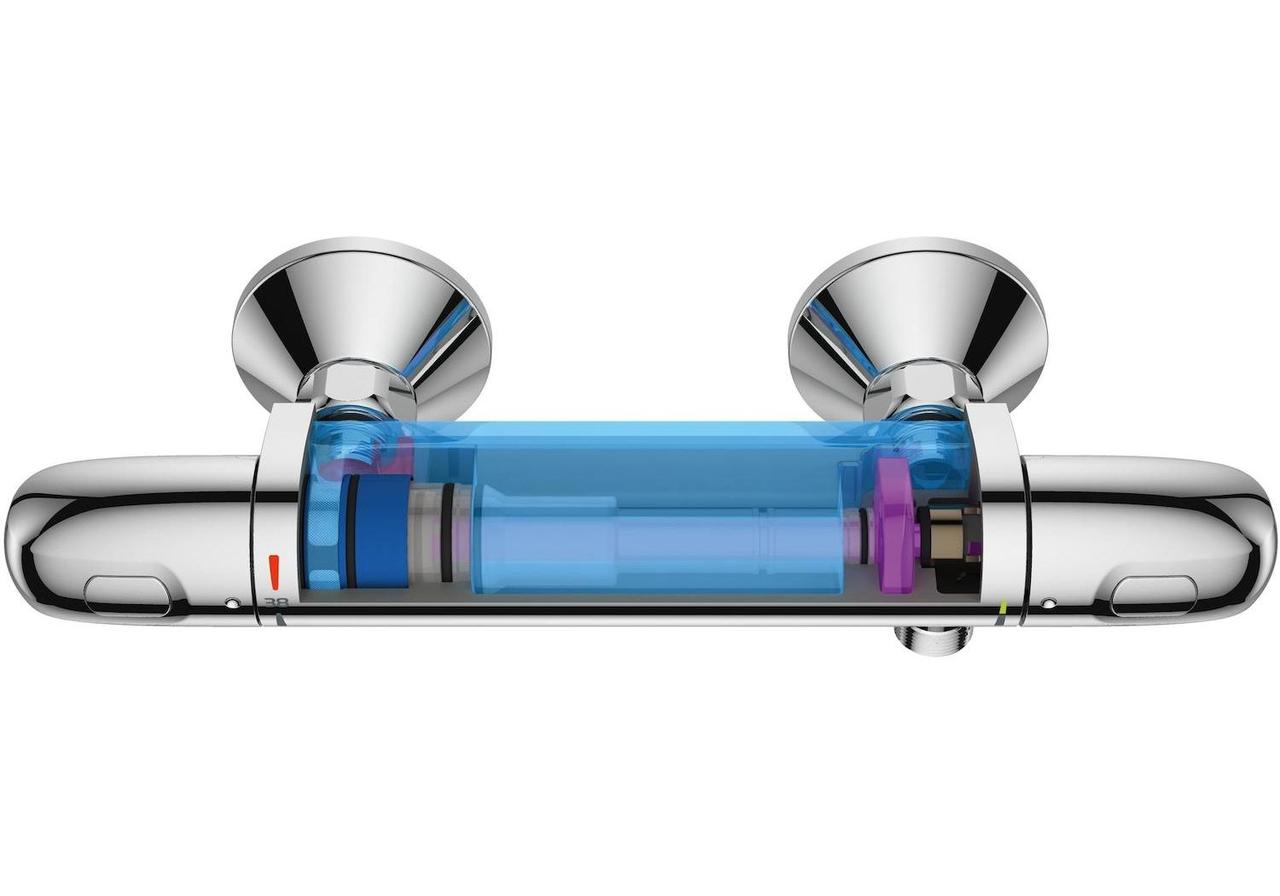 Смеситель для ванны с термостатом и душем. Grohe Grohtherm 1000 New. Grohe 34143003. Термостат Grohe Grohtherm 1000. Grohtherm 1000 34143003.