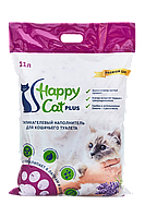 Наполнитель Happy cat (Хеппи Кэт) силикагель, 11 л 5кг лаванда
