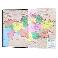 Ежедневник датированный "Hatber", 176л, А5, 2020 год, (Kaz-Rus-Eng), серия "Vivella Velvet - Синий", фото 5