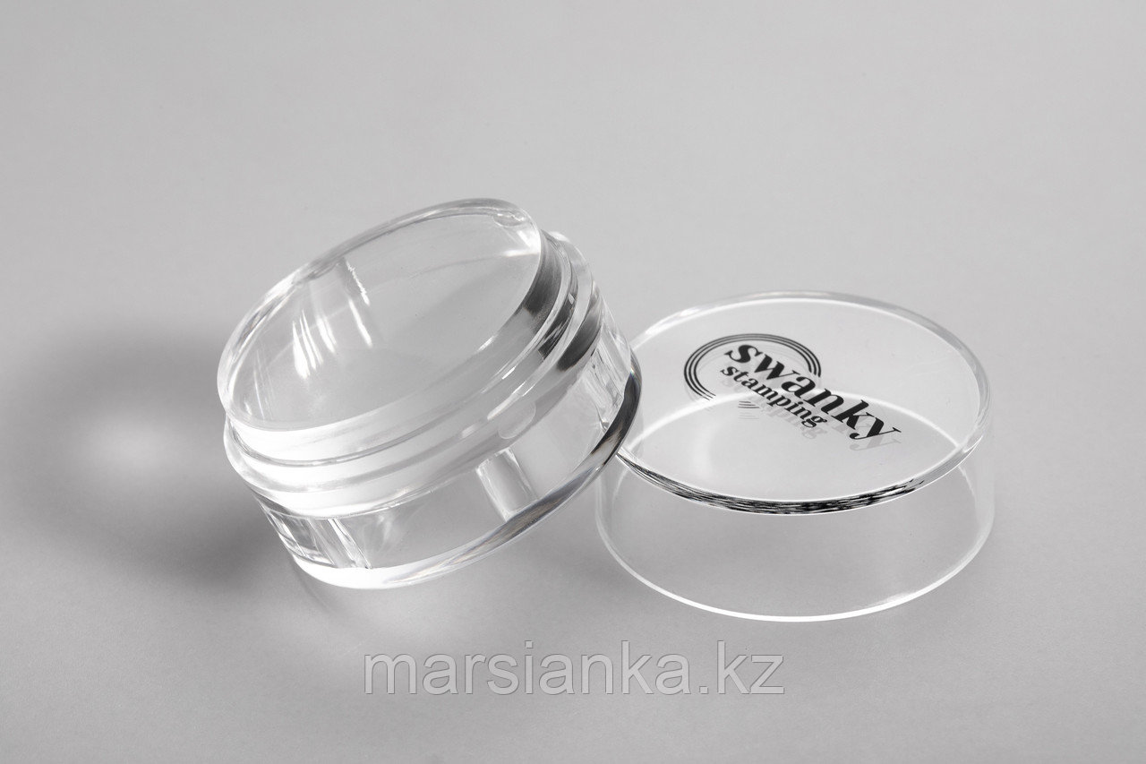 Штамп Swanky Stamping, прозрачный, силиконовый, круглый 4 см