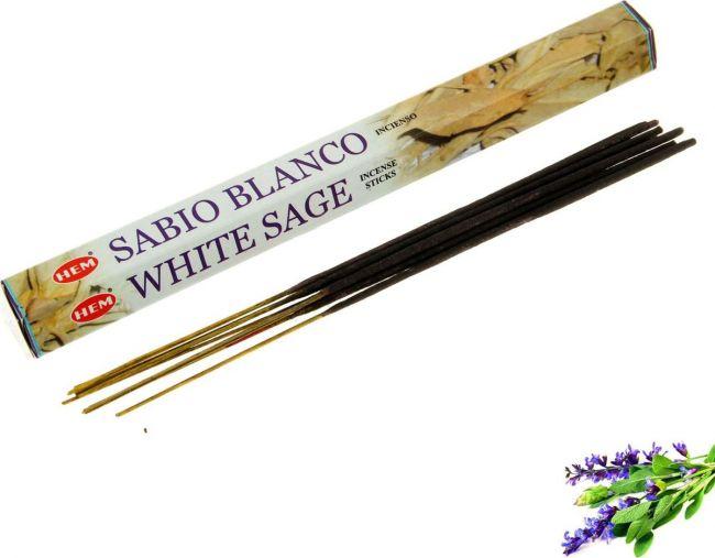 БЛАГОВОНИЯ HEM "WHITE SAGE/БЕЛЫЙ ШАЛФЕЙ"