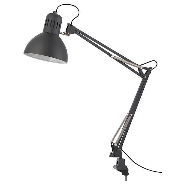 Лампа рабочая ТЕРЦИАЛ темно-серый ИКЕА IKEA