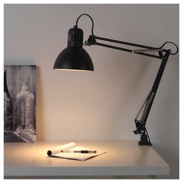 Лампа рабочая ТЕРЦИАЛ темно-серый ИКЕА IKEA - фото 2 - id-p47797569