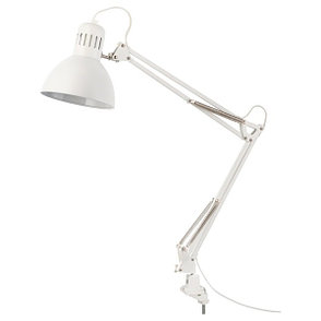 Лампа рабочая ТЕРЦИАЛ белый ИКЕА IKEA, фото 2