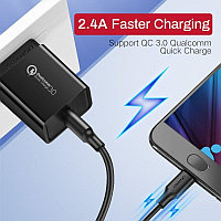 USB 2.0 - micro USB кабелі, 480Mbps, 2A, QC3.0, 18W, 2m US289 (60138) UGREEN