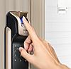 Электронный дверной замок Samsung SHP-DP728 Dark Silver с отпечатком пальца, фото 4