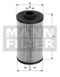 Масляный фильтр MANN-FILTER HU 938/4 X  BMW E34/E39/E32/E38 3.0i-5.4i 90>