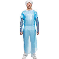 Жеңдері 2040х1270мм, 0,15 мм, көк түсті Evatex алжапқышы