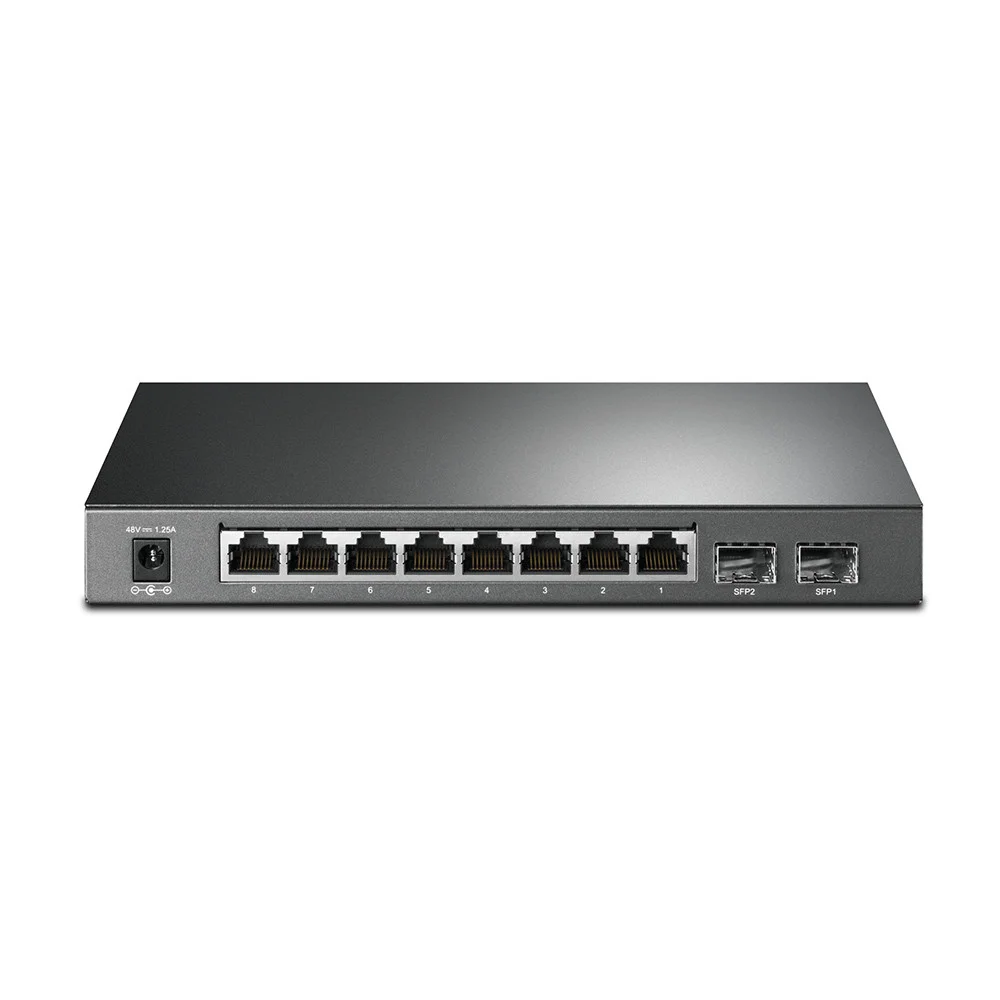 TP-Link T1500G-10PS JetStream гигабитный 8-портовый Smart коммутатор PoE с 2 SFP-слотами