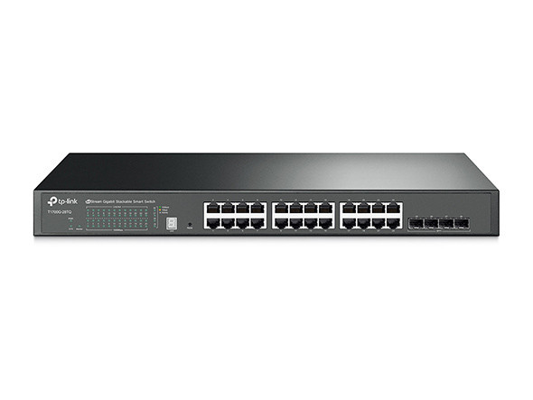 TP-Link T1700X-16TS JetStream 12-портовый 10GBase-T Smart коммутатор с 4 слотами SFP+