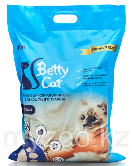 Наполнитель Betty cat (Бетти кэт) бентонит комкующийся, 10л (8кг) без запаха