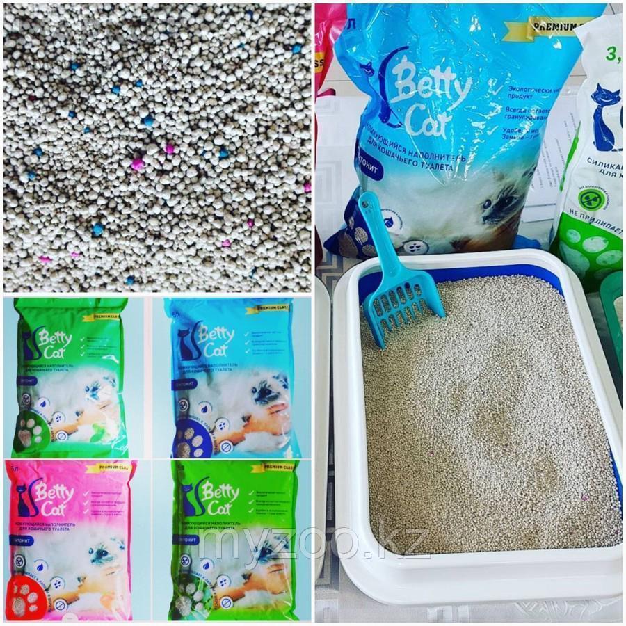 Наполнитель Betty cat (Бетти кэт) бентонит комкующийся, 25л (20кг) алое