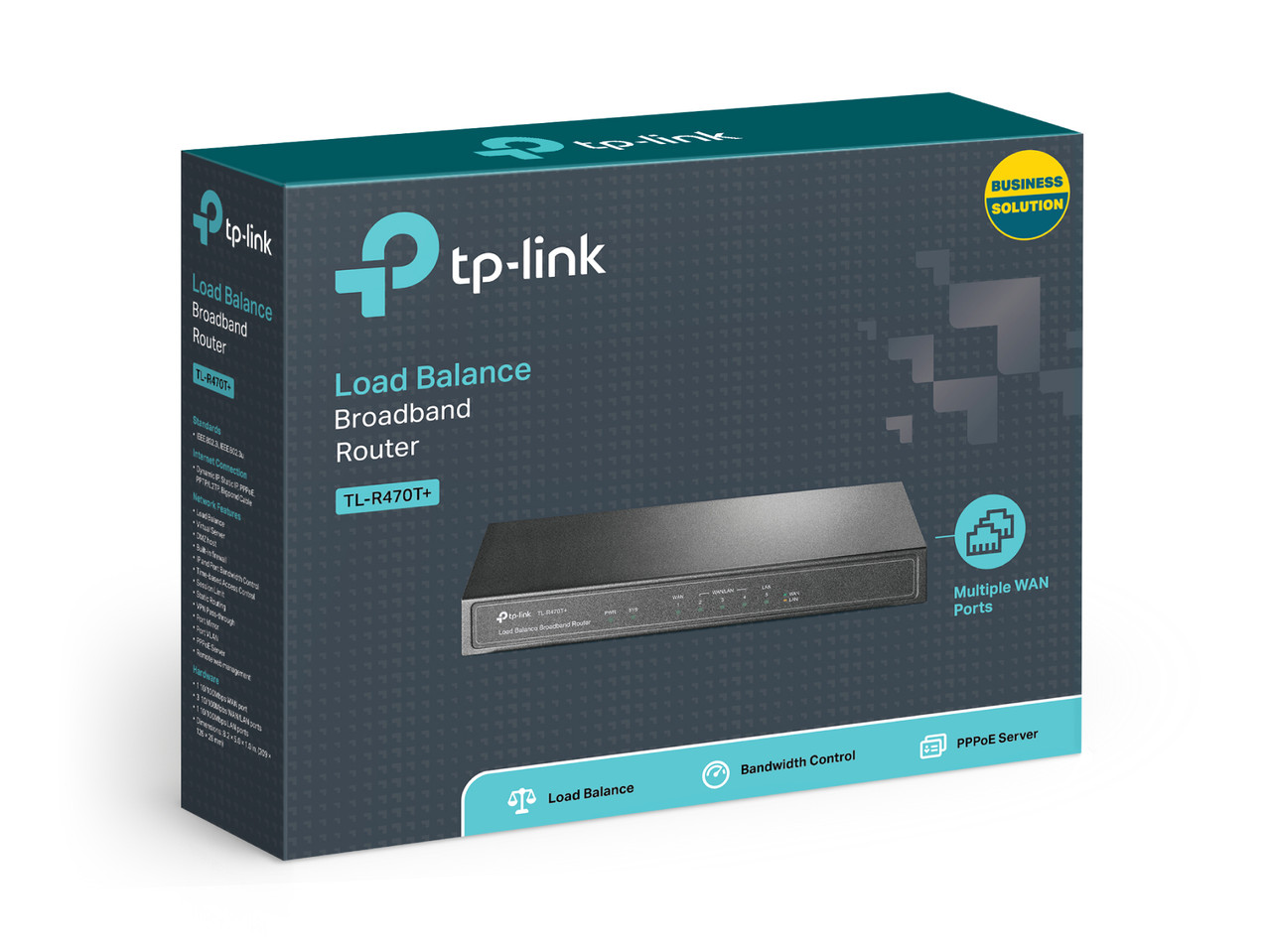 TP-Link TL-R470T+ маршрутизатор широкополосный с балансировкой нагрузки - фото 2 - id-p69180243
