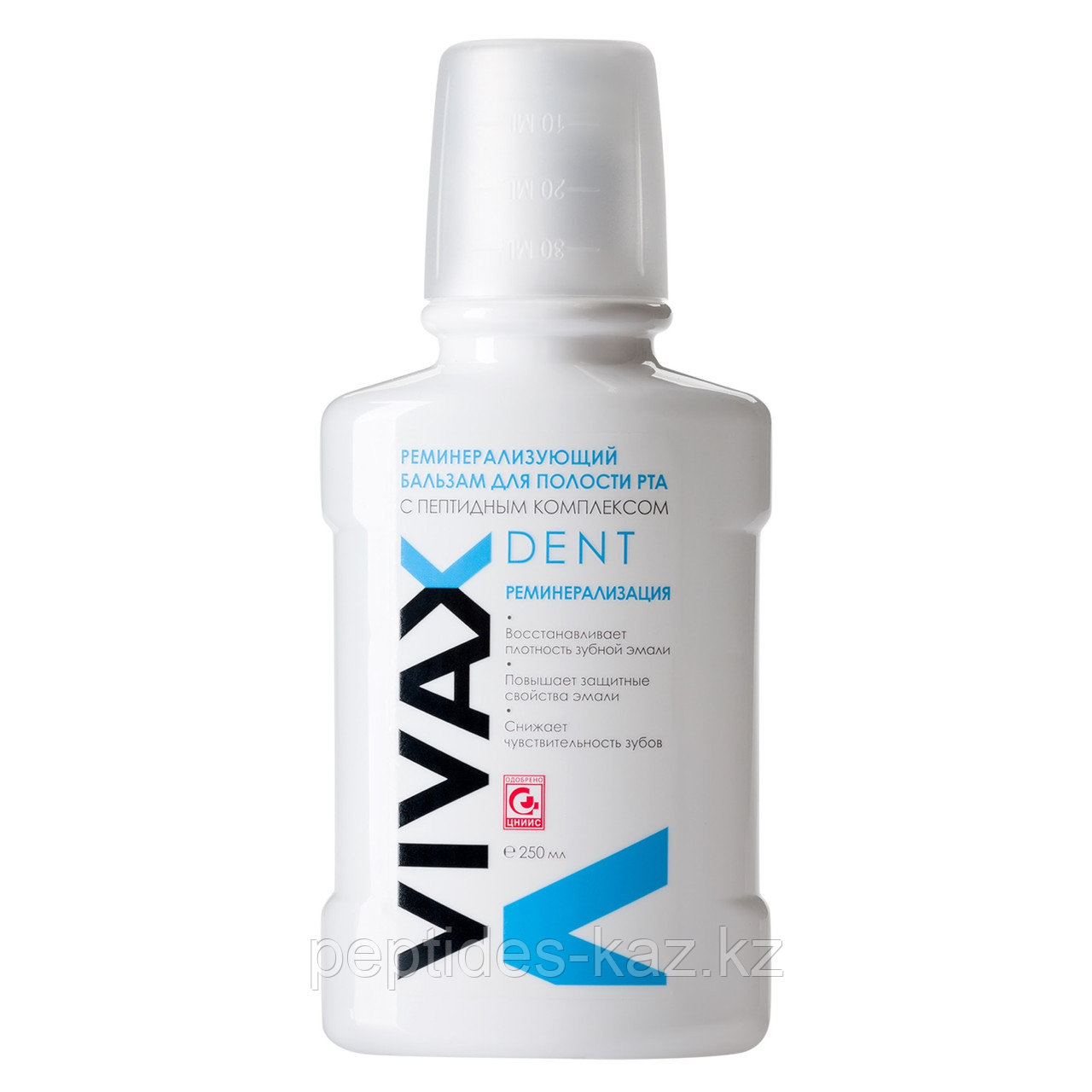 VIVAX DENT реминерализующий бальзам для полости рта с пептидами 250 мл