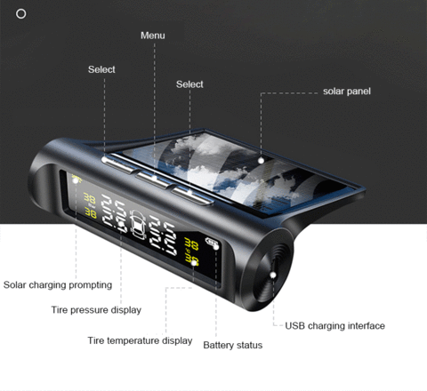 Система контроля давления в шинах E-ACE TPMS беспроводная (Внутренняя) - фото 9 - id-p69181663