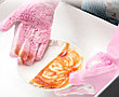 Силиконовые перчатки для мытья посуды розовый - Оплата Kaspi Pay, фото 3