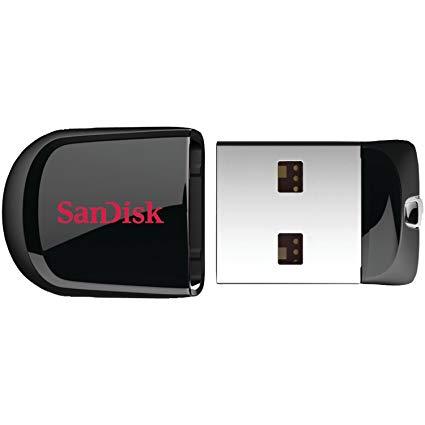 USB 2.0 Flash Drive 16Gb Sandisk Cruzer Fit, 8/5 Мбайт/с, Black
