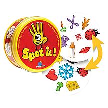 Настольная игра Spot It или Доббль (в коробке и железной банке), фото 3