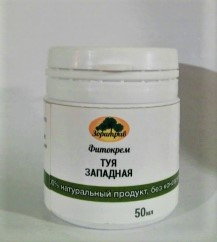 Туя западная, мазь, Зори трав, 50мл