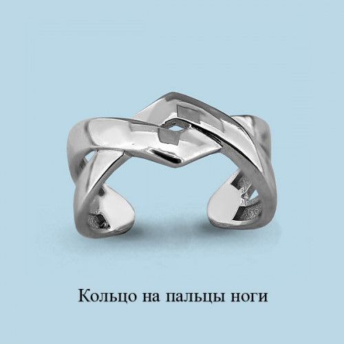 Кольцо из серебра Aquamarine 57020,5