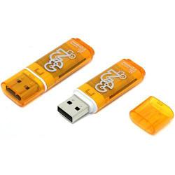 USB 2.0 Flash Drive 32Gb Smartbuy Glossy series, 15/5 Мбайт/с, Orange