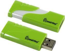 USB 2.0 Flash Drive 32Gb Smartbuy Hatch series, 15/5 Мбайт/с, Green