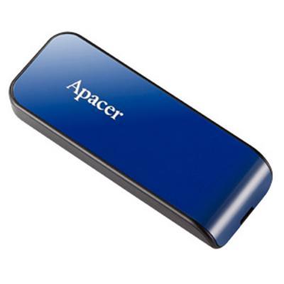 USB 2.0 Flash Drive 8Gb Apacer, AH334, Blue - фото 1 - id-p69228814