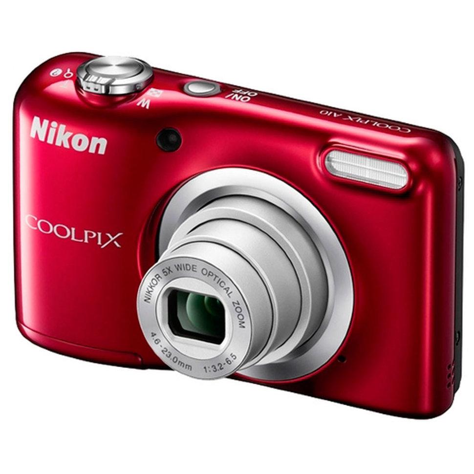 Фотоаппарат компактный Nikon COOLPIX A10 красный