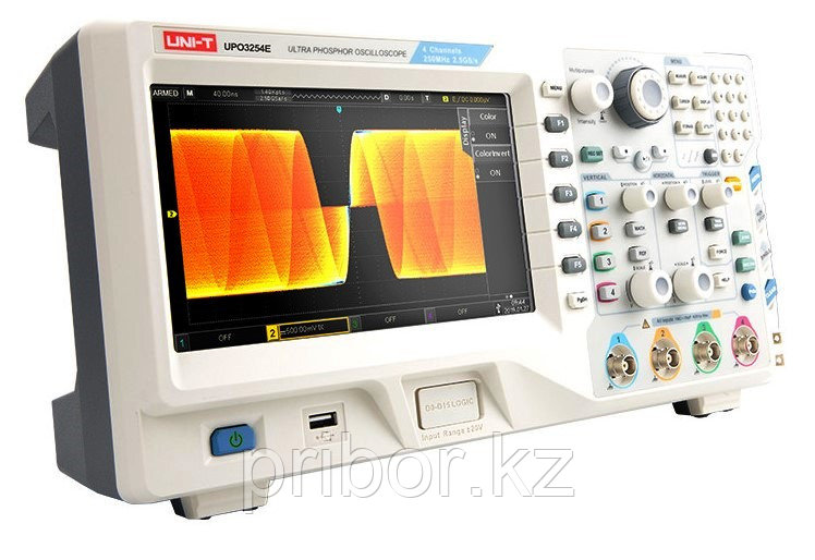 UPO3354E 350 мГц цифрлық фосфор (DPO) технологиясы бар осциллограф, 4 арналы UNI-T - фото 1 - id-p69229745