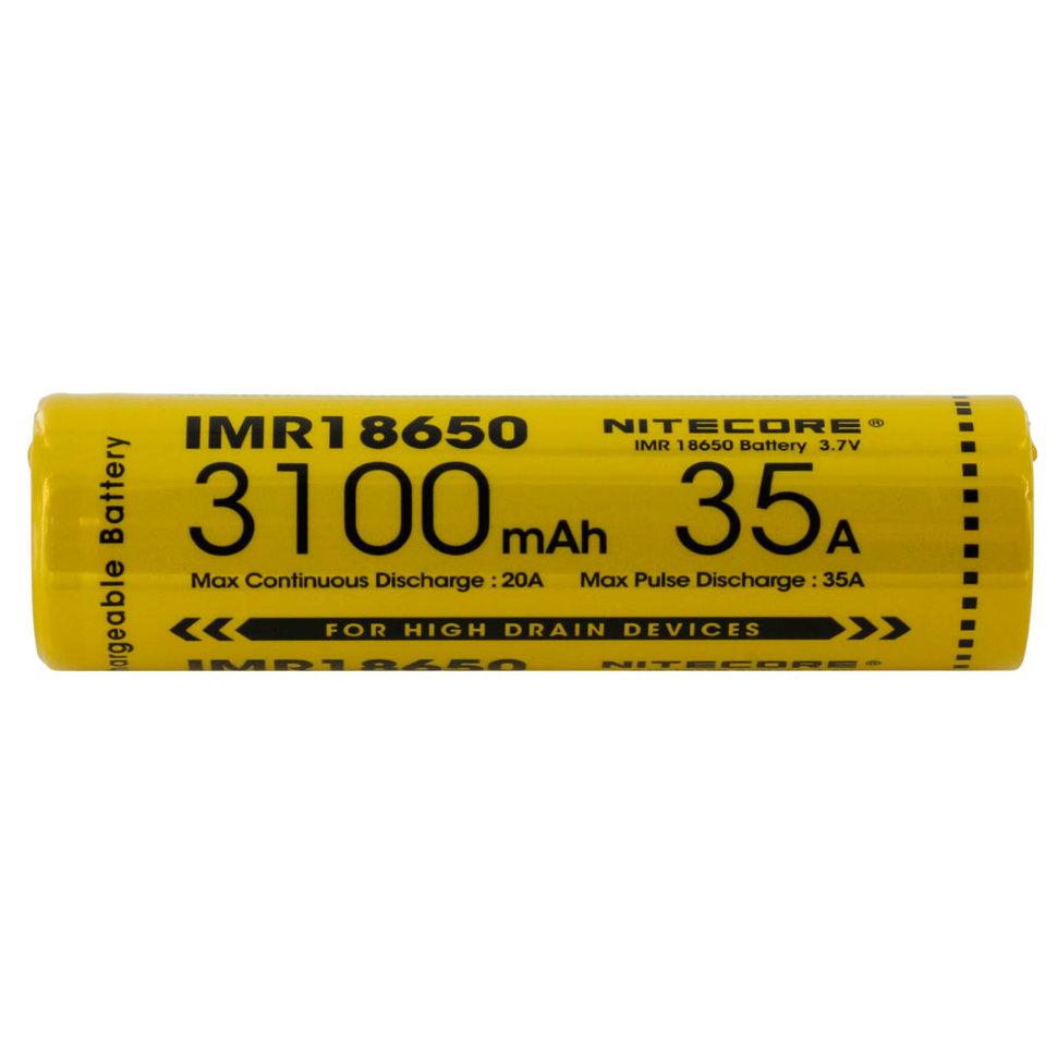 Аккумулятор NITECORE IMR18650 (3100mAh/35A)