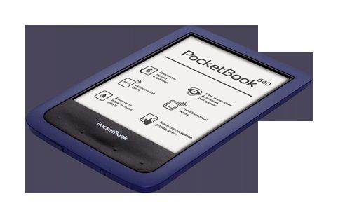Электронная книга PocketBook, 640, PB640-B-CIS, Aqua Dark Blue