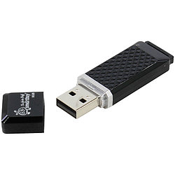USB 2.0 Flash Drive 8Gb Smartbuy Quartz series, 15/5 Мбайт/с, Black
