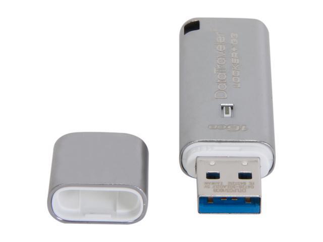 USB 3.0 Flash Drive 16Gb Kingston DataTraveler Locker+G3, 5000 Мбит/сек, USBtoCloud ClevX™