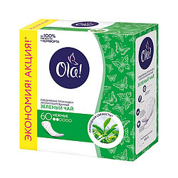 Ola Ежедневные прокладки ароматизированные Зеленый чай 60 шт
