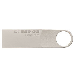 USB 3.0 Flash Drive 32Gb Kingston DataTraveler SE9 G2, 100/15 Мбайт/с, Silver