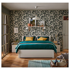 Кровать каркас СОНГЕСАНД белый 140х200 Лурой ИКЕА, IKEA, фото 2
