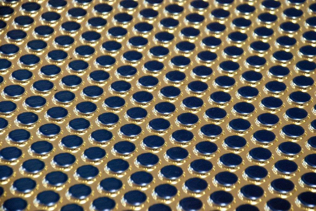 Декоративные панели 3D VERGE Buble, Синий-Золото, 3000х1000 мм