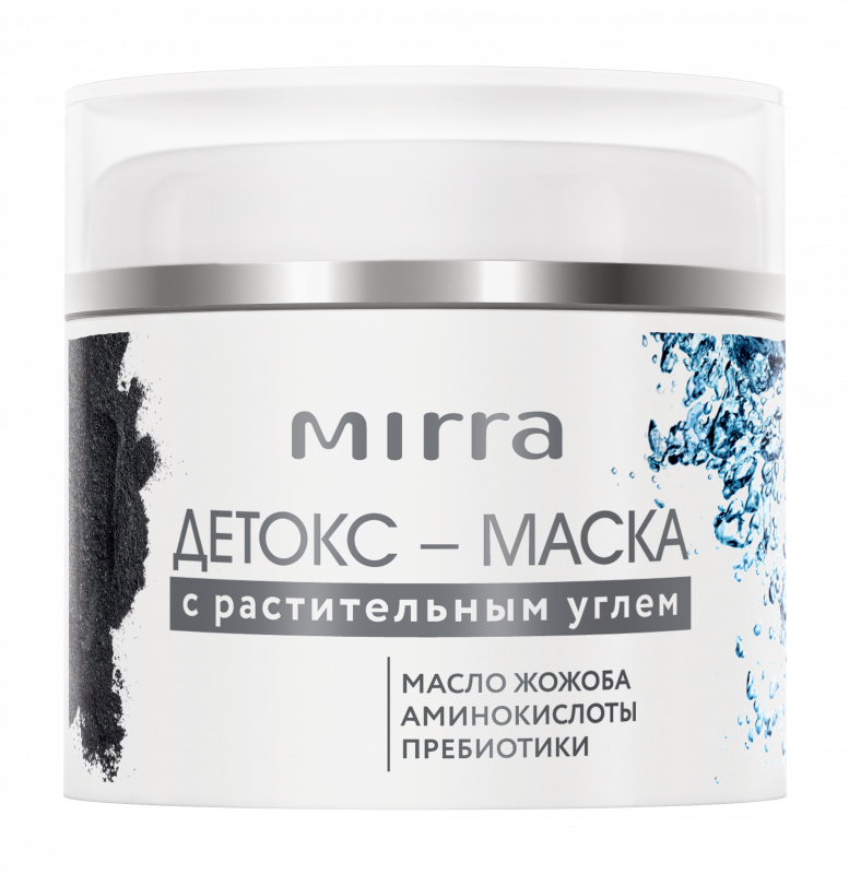 MIRRA Детокс-маска с растительным углем