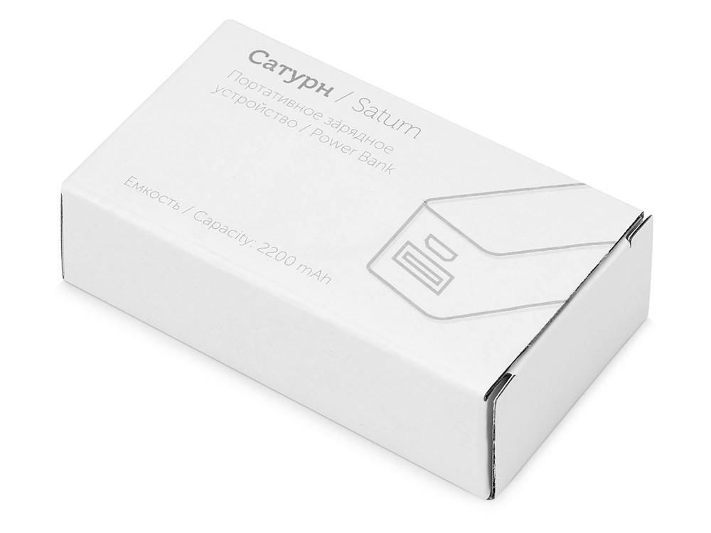 Портативное зарядное устройство Сатурн, 2200 mAh, красный - фото 8 - id-p55554956