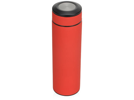 Термос Confident с покрытием soft-touch 420мл, красный, фото 2