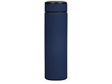 Термос Confident с покрытием soft-touch 420мл, темно-синий, фото 3