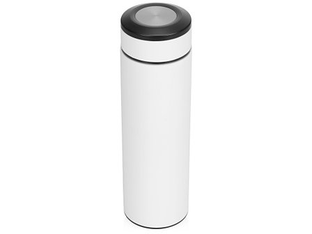 Термос Confident с покрытием soft-touch 420мл, белый, фото 2