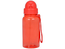 Бутылка для воды со складной соломинкой Kidz 500 мл, красный, фото 2