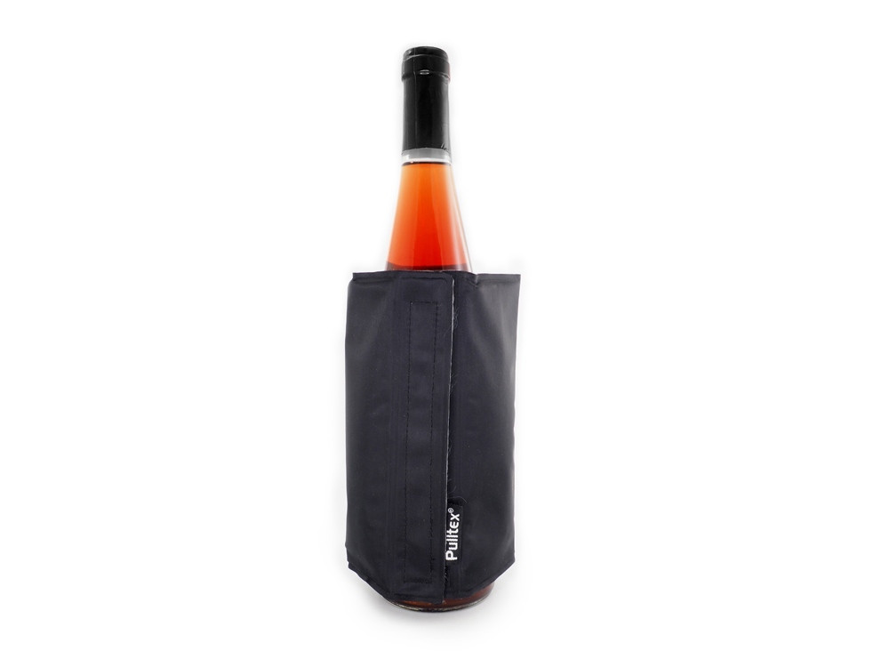 Охладитель-чехол для бутылки вина или шампанского Cooling wrap, черный - фото 1 - id-p69237262