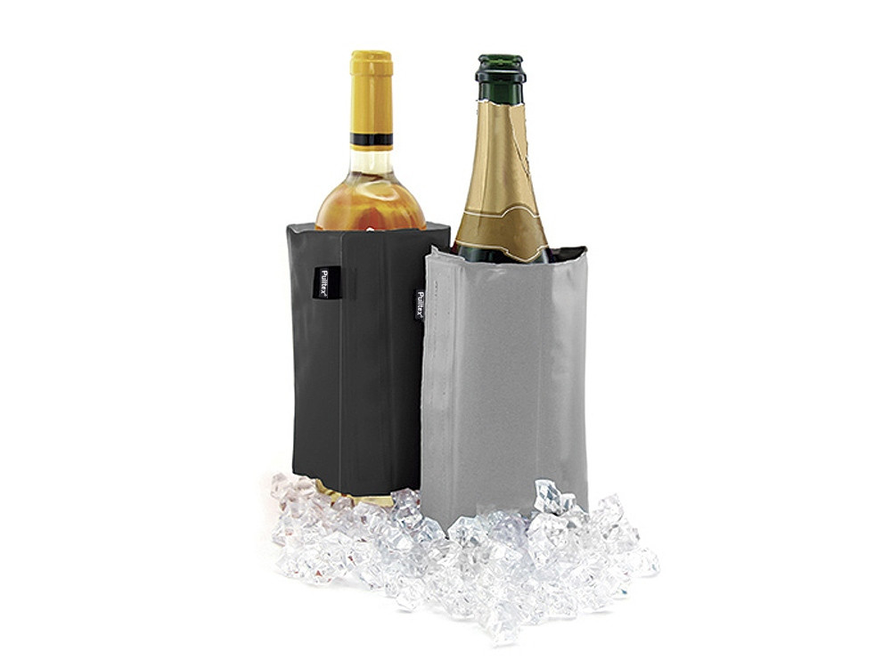 Охладитель-чехол для бутылки вина или шампанского Cooling wrap, черный - фото 2 - id-p69237262