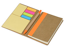 Набор стикеров Write and stick с ручкой и блокнотом, оранжевый, фото 2